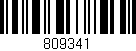 Código de barras (EAN, GTIN, SKU, ISBN): '809341'
