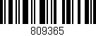 Código de barras (EAN, GTIN, SKU, ISBN): '809365'