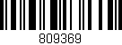 Código de barras (EAN, GTIN, SKU, ISBN): '809369'