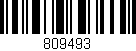 Código de barras (EAN, GTIN, SKU, ISBN): '809493'