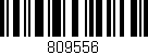 Código de barras (EAN, GTIN, SKU, ISBN): '809556'