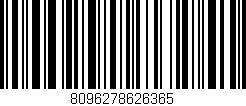 Código de barras (EAN, GTIN, SKU, ISBN): '8096278626365'