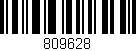 Código de barras (EAN, GTIN, SKU, ISBN): '809628'