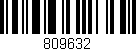 Código de barras (EAN, GTIN, SKU, ISBN): '809632'