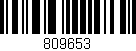 Código de barras (EAN, GTIN, SKU, ISBN): '809653'