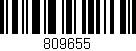 Código de barras (EAN, GTIN, SKU, ISBN): '809655'