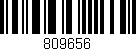 Código de barras (EAN, GTIN, SKU, ISBN): '809656'