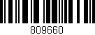 Código de barras (EAN, GTIN, SKU, ISBN): '809660'