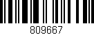 Código de barras (EAN, GTIN, SKU, ISBN): '809667'