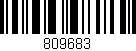 Código de barras (EAN, GTIN, SKU, ISBN): '809683'