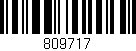 Código de barras (EAN, GTIN, SKU, ISBN): '809717'