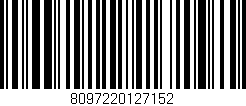 Código de barras (EAN, GTIN, SKU, ISBN): '8097220127152'