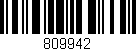 Código de barras (EAN, GTIN, SKU, ISBN): '809942'