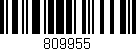 Código de barras (EAN, GTIN, SKU, ISBN): '809955'