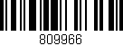 Código de barras (EAN, GTIN, SKU, ISBN): '809966'