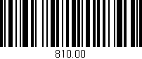 Código de barras (EAN, GTIN, SKU, ISBN): '810.00'