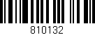 Código de barras (EAN, GTIN, SKU, ISBN): '810132'