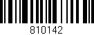 Código de barras (EAN, GTIN, SKU, ISBN): '810142'