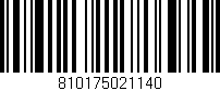 Código de barras (EAN, GTIN, SKU, ISBN): '810175021140'