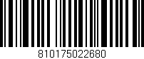 Código de barras (EAN, GTIN, SKU, ISBN): '810175022680'