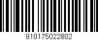 Código de barras (EAN, GTIN, SKU, ISBN): '810175022802'