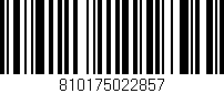 Código de barras (EAN, GTIN, SKU, ISBN): '810175022857'