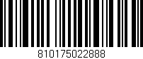 Código de barras (EAN, GTIN, SKU, ISBN): '810175022888'