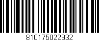 Código de barras (EAN, GTIN, SKU, ISBN): '810175022932'