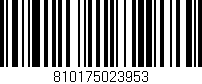Código de barras (EAN, GTIN, SKU, ISBN): '810175023953'