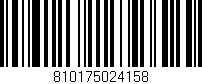 Código de barras (EAN, GTIN, SKU, ISBN): '810175024158'