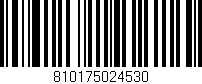 Código de barras (EAN, GTIN, SKU, ISBN): '810175024530'