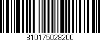 Código de barras (EAN, GTIN, SKU, ISBN): '810175028200'
