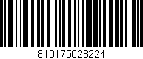 Código de barras (EAN, GTIN, SKU, ISBN): '810175028224'