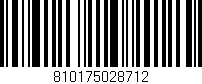Código de barras (EAN, GTIN, SKU, ISBN): '810175028712'