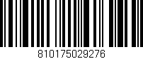Código de barras (EAN, GTIN, SKU, ISBN): '810175029276'