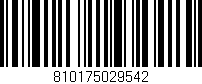 Código de barras (EAN, GTIN, SKU, ISBN): '810175029542'