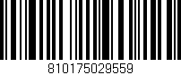 Código de barras (EAN, GTIN, SKU, ISBN): '810175029559'