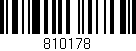 Código de barras (EAN, GTIN, SKU, ISBN): '810178'