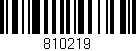 Código de barras (EAN, GTIN, SKU, ISBN): '810219'