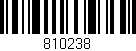 Código de barras (EAN, GTIN, SKU, ISBN): '810238'