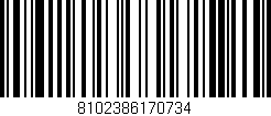 Código de barras (EAN, GTIN, SKU, ISBN): '8102386170734'