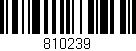 Código de barras (EAN, GTIN, SKU, ISBN): '810239'