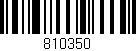 Código de barras (EAN, GTIN, SKU, ISBN): '810350'