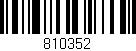 Código de barras (EAN, GTIN, SKU, ISBN): '810352'