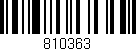Código de barras (EAN, GTIN, SKU, ISBN): '810363'