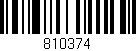 Código de barras (EAN, GTIN, SKU, ISBN): '810374'