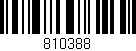 Código de barras (EAN, GTIN, SKU, ISBN): '810388'