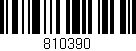 Código de barras (EAN, GTIN, SKU, ISBN): '810390'