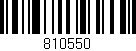 Código de barras (EAN, GTIN, SKU, ISBN): '810550'