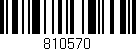 Código de barras (EAN, GTIN, SKU, ISBN): '810570'